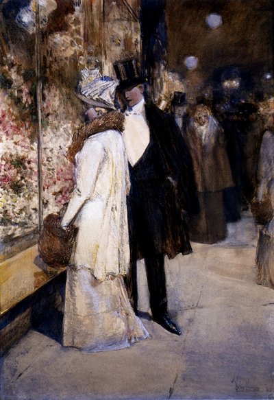 Yılbaşı Gecesi, New York by Childe Frederick Hassam