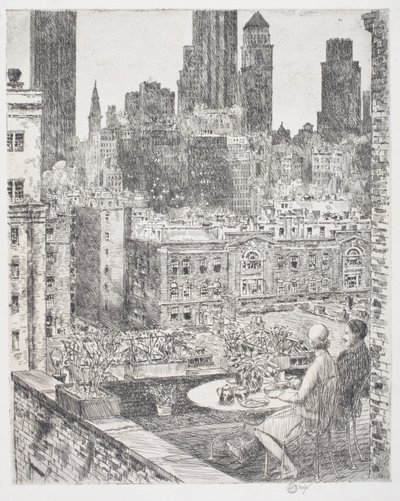 New York Baharı by Childe Frederick Hassam