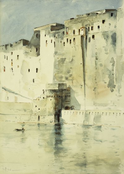 Eski Kale Napoli by Childe Frederick Hassam