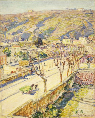 Posillipo, İtalya by Childe Frederick Hassam