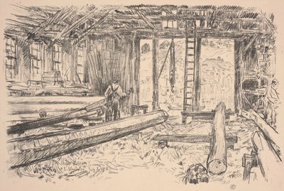 Spar Mağazası, Gloucester by Childe Frederick Hassam