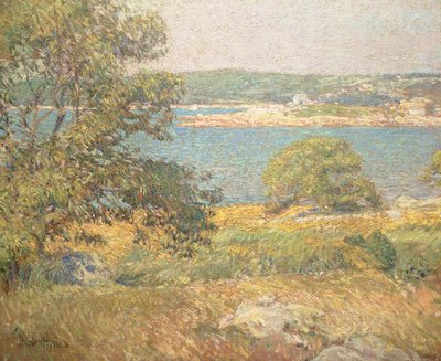 Ten Pound Adası, c.1896-99 (tuval üzerine yağlı boya) by Childe Frederick Hassam