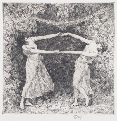 Defne Dansı by Childe Frederick Hassam