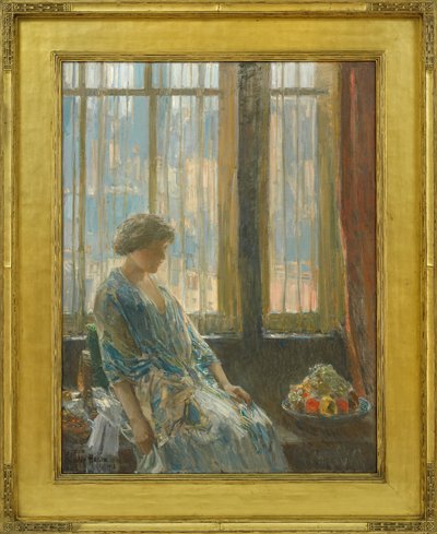 New York Penceresi by Childe Frederick Hassam