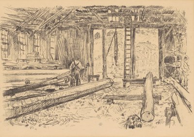 Spar Dükkanı, Gloucester by Childe Frederick Hassam