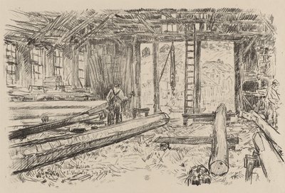 The Spar Shop, Gloucester, 8 Temmuz by Childe Frederick Hassam
