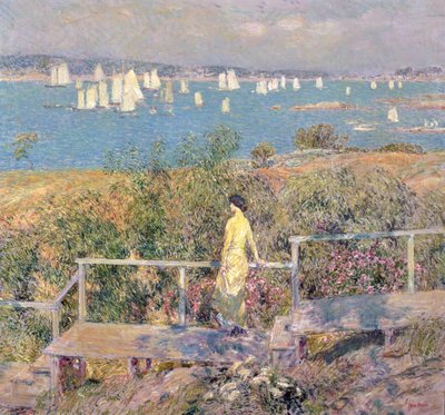 Yatlar, Gloucester by Childe Frederick Hassam