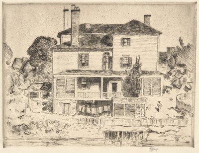 Portsmouth Konağı, 1916 by Childe Hassam