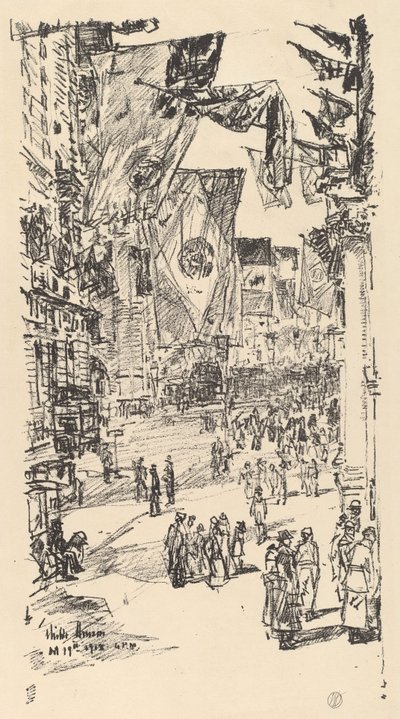 Müttefikler Bulvarı by Childe Hassam