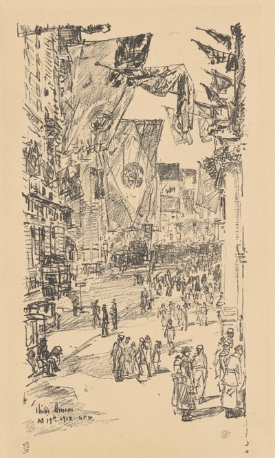 Müttefikler Bulvarı by Childe Hassam