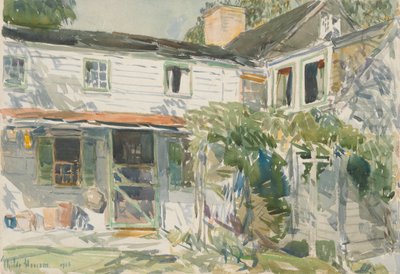Eski Evin Arkası by Childe Hassam