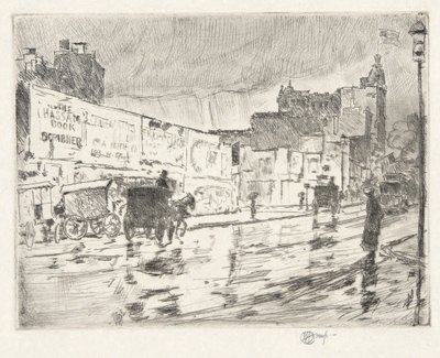 reklam panoları by Childe Hassam