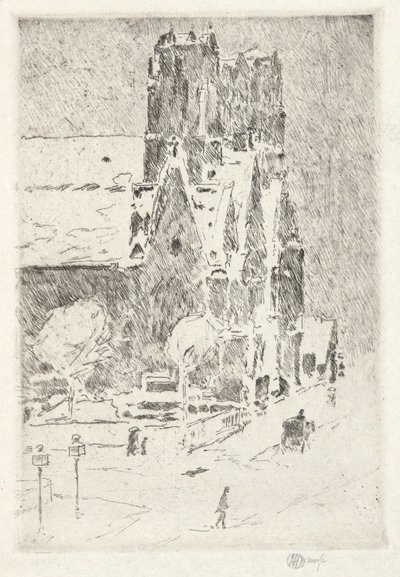 Karda Calvary Kilisesi by Childe Hassam