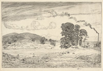 Danbury Tepeleri, 1920 by Childe Hassam