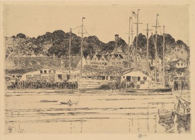 İç Liman, Gloucester by Childe Hassam