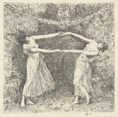 defne dansı by Childe Hassam