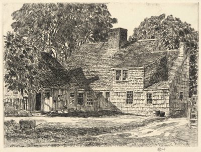 Eski Dominy Evi, Easthampton by Childe Hassam