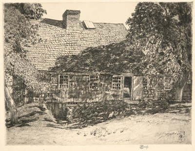 Eski Mulford Evi, Easthampton, 1926 by Childe Hassam