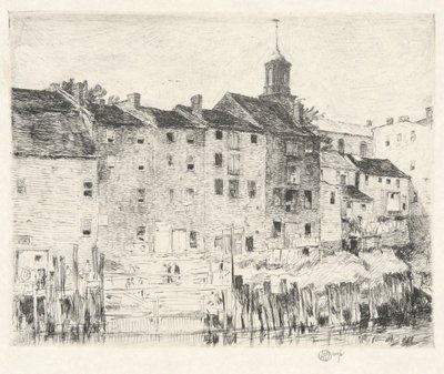 Eski Depolar, Portsmouth by Childe Hassam