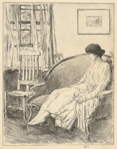 Açık pencere by Childe Hassam