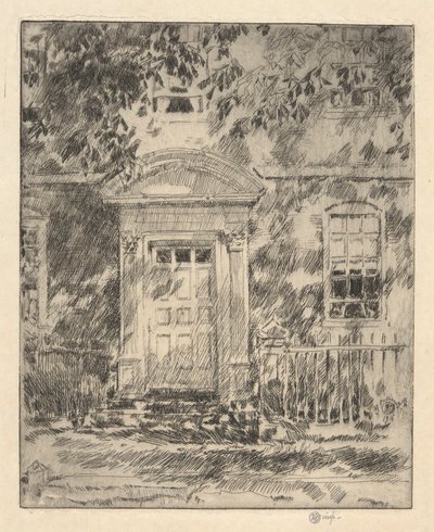 Portsmouth Kapısı, 1916 by Childe Hassam