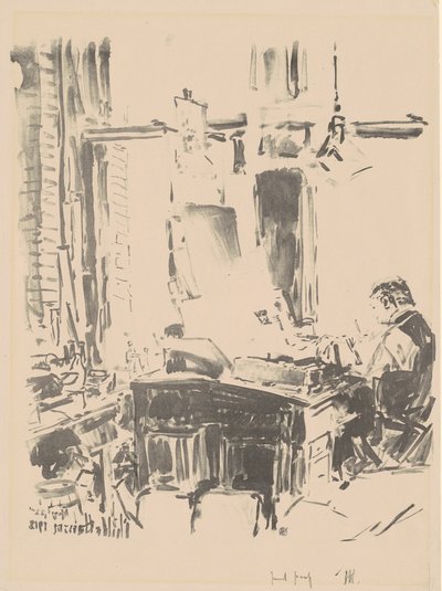 Litograf by Childe Hassam