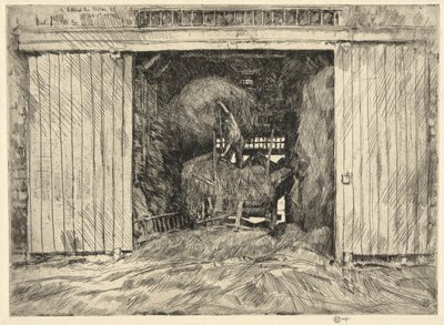 Whitcomb Çiftliği, Stratham, N.H., 1920 by Childe Hassam