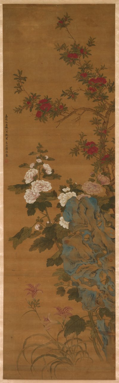 Çiçekler ve Kayalar by China, Ming dynasty