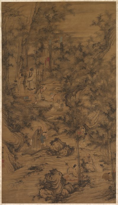 Bambu Korusunun Yedi Değeri by China, Qing dynasty