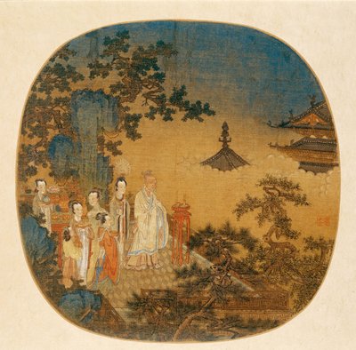 Tütsü töreni, 14. yüzyıl. by Chinese Master.