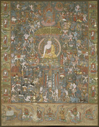 Shakyamuni Buddha, 10. yüzyılın başlarında. by Chinese Master.