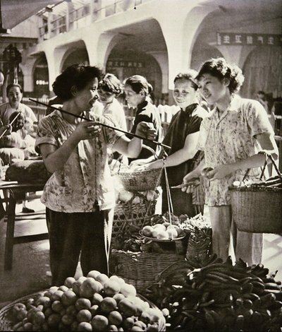 Çin pazarı, Şanghay by Chinese Photographer