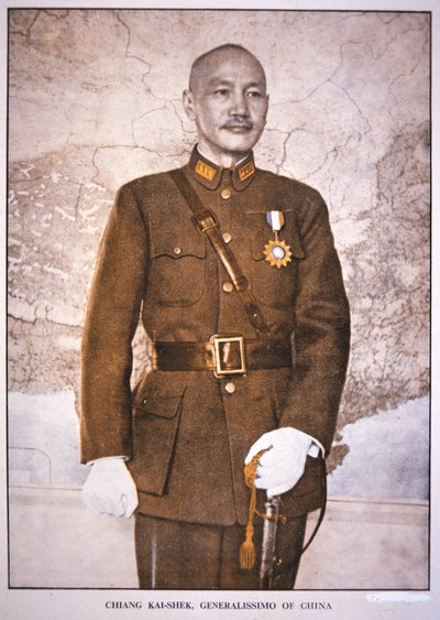 Generalisimo Chiang Kai-shek (fotoğraf) by Chinese Photographer
