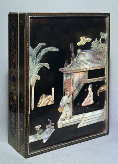 Kutu, 18. yüzyıl (sabuntaşı kakmalı cila) by Chinese School