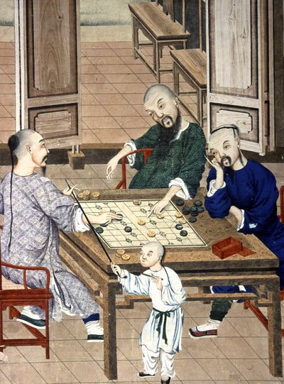 Çinli Go oyunu oynuyor by Chinese School