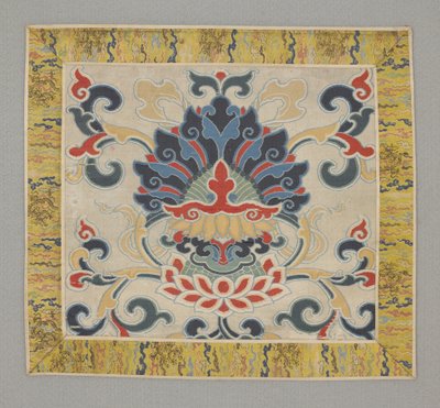 Sekiz Budist değerli şeyler, lotus, 17. yüzyıl by Chinese School