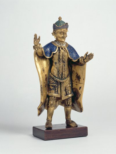 Uzanmış kolları olan yabancı (emaye işi emaye) by Chinese School