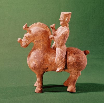 Süvari (pişmiş toprak) (ayrıca bkz. 195544) by Chinese School