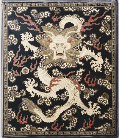 Mürekkepli kek kutusu ve kapağı, Qianlong Dönemi by Chinese School