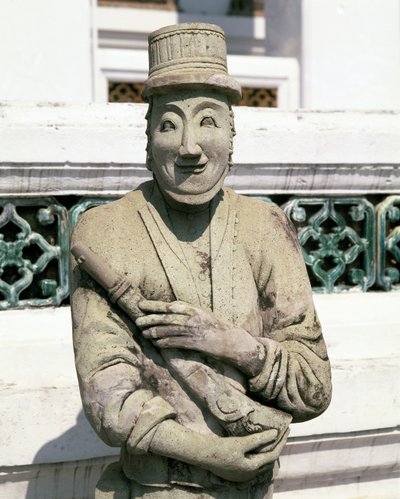 Avrupalı bir asker heykeli by Chinese School