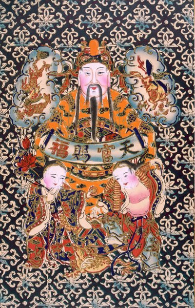 Tien Koan Tse Fou (tahta blok) by Chinese School