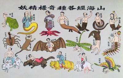 Ruhun hayvan formlarında çeşitli reenkarnasyonları, Peder Henri Dore tarafından Recherche sur les superstitions en Chine