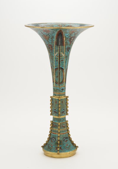 Arkaik bir gu şeklinde vazo, 1662-1722 by Chinese School