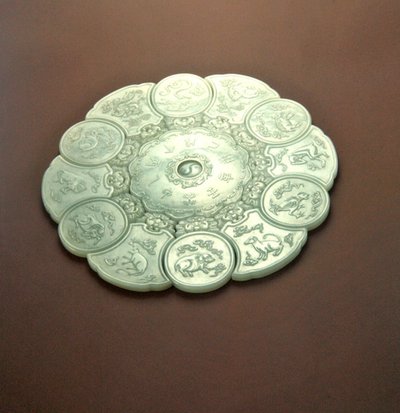 ಮೃಗಗಳ ಕ್ಯಾಲೆಂಡರ್, 1736-95 (ಜೇಡ್) ಟರ್ಕ್ by Ching Period Chinese School