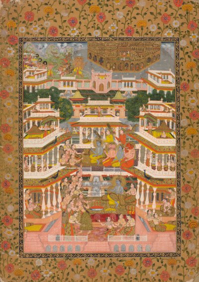 katmanlı mahkeme sahnesi by Chitarman II