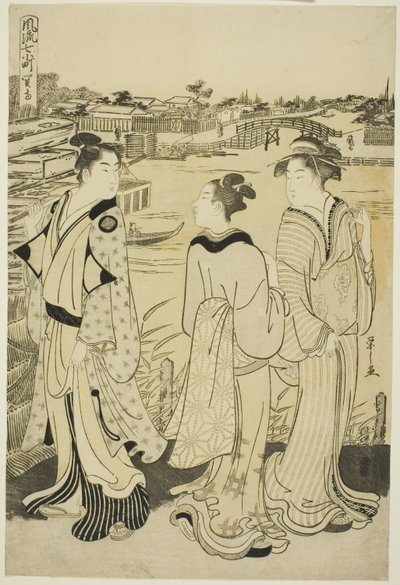 Ono no Komachi Koltukta MP, yedi komachi olmak üzere seri s te facio (Fru 7 Komachi) by Chobunsai Eishi