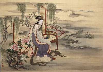 Çinli güzellik yang GUI olmayan, 1810-1815 ovun. by Chobunsai Eishi