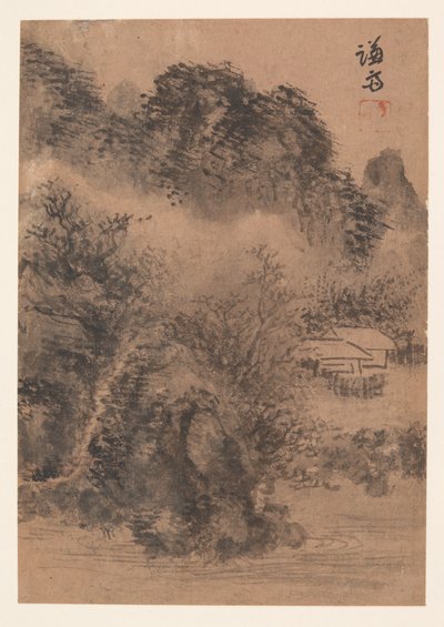Manzara (albüm yaprağı) by Chong Son