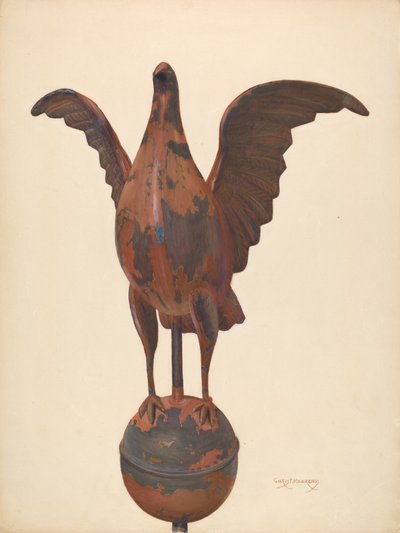 Bayrak direği Finial Güvercin by Chris Makrenos