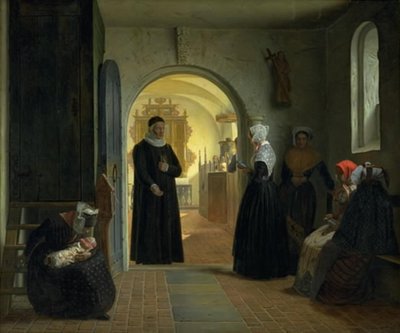 Doğumdan Sonra Bir Kadının Ciddi Kilise Ayini by Christen Dalsgaard